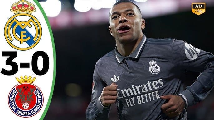 Dep Minera vs Real Madrid