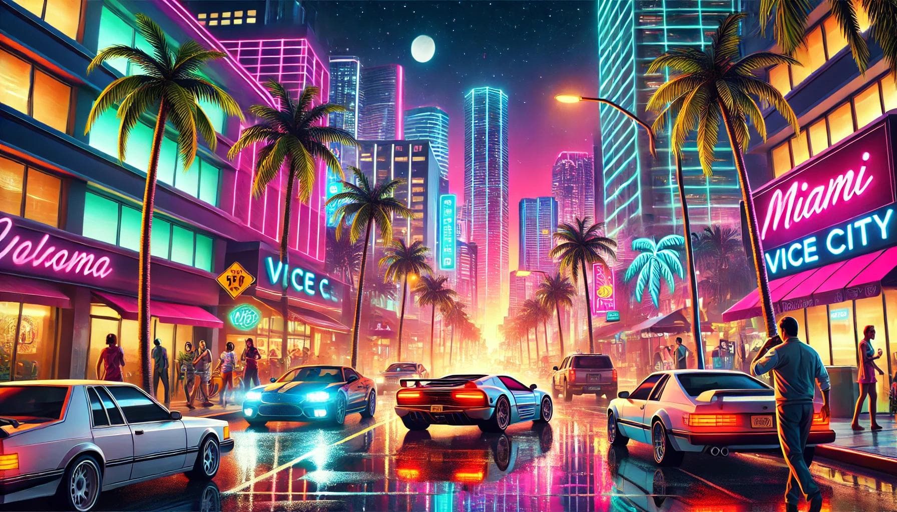 GTA 6 Based on MIAMI Vice City OG Game