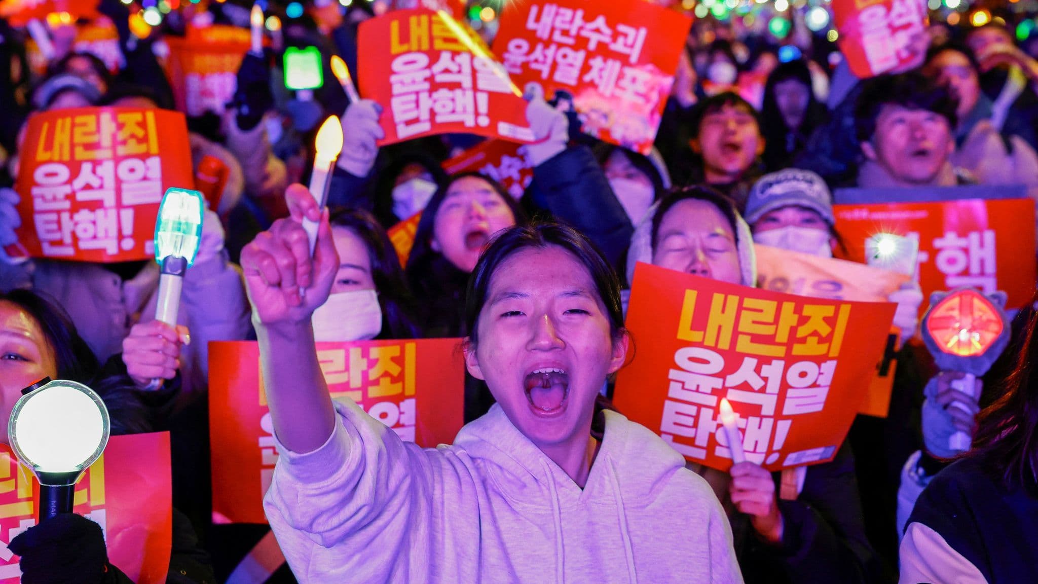 Protester Image of South Korea